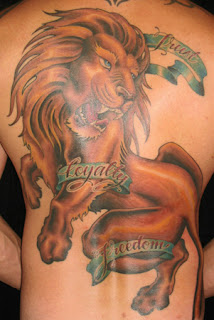 lion tattoos, tattooing