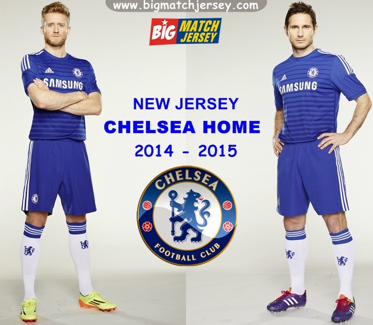 Distributor  Jersey Home Baru Chelsea Musim Depan Grade Original 2014-2015