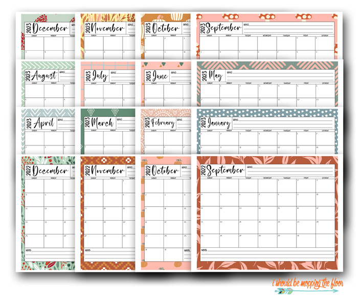 Boho Planning Calendar