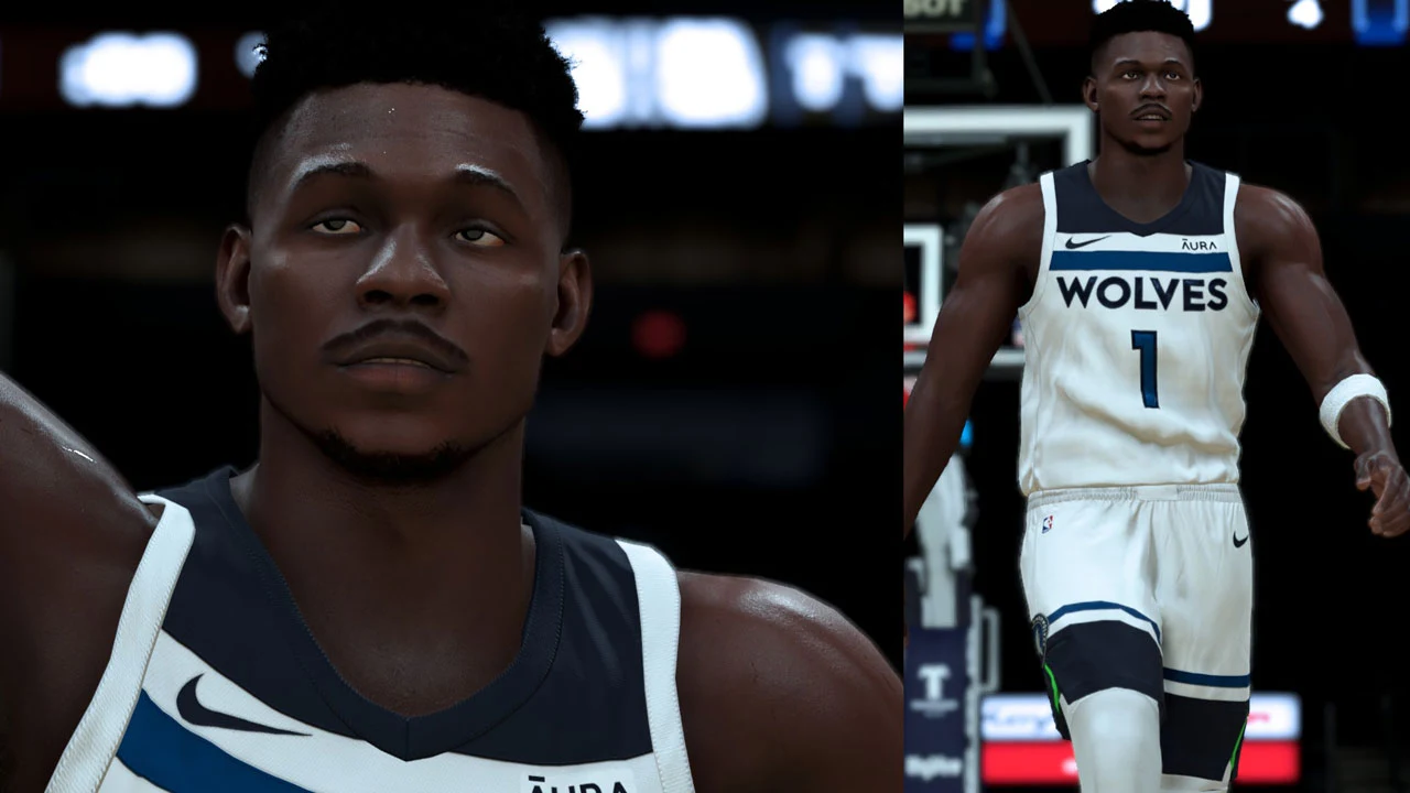 NBA 2K23 Anthony Edwards Cyberface