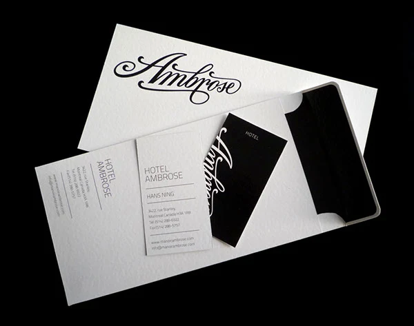 Hotel Ambrose identity