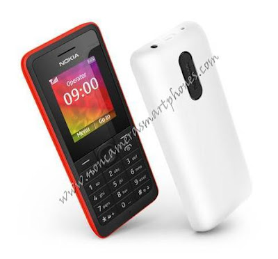 Nokia 106 Non Camera Simple Phone Red White Image & Photo Review