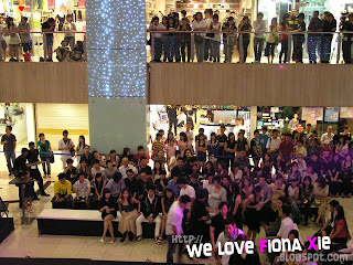 The crowd at Far East Plaza