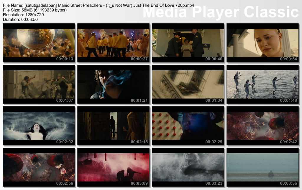 [satutigadelapan] Manic Street Preachers - (It_s Not War) Just The End Of Love 720p