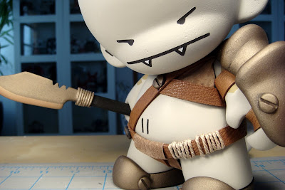 Pit Fighter Nibbles Custom Munny by Huck Gee