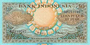 50 Rupiah 1959 (Bunga)