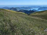 The western slope of Monte Guglielmo, Brescia Italy