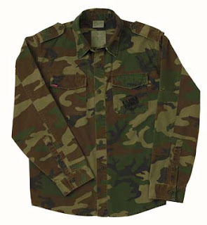 Camouflage Shirts Woodland Camo Vintage Fatigue Shirt