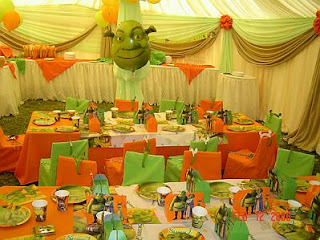 Shrek decoration for children parties