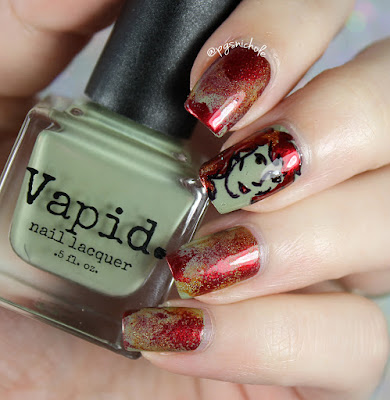 Vapid Nail Lacquer Fall 2016 | Zombie Girl Decal + Seriotype