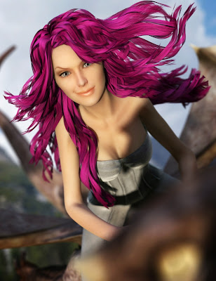 3d Models Art Zone - Lionella Hair