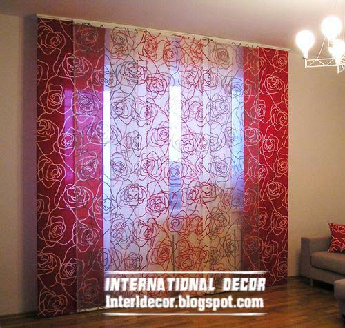 japanese curtains, japanese door curtains, patterns curtain panels
