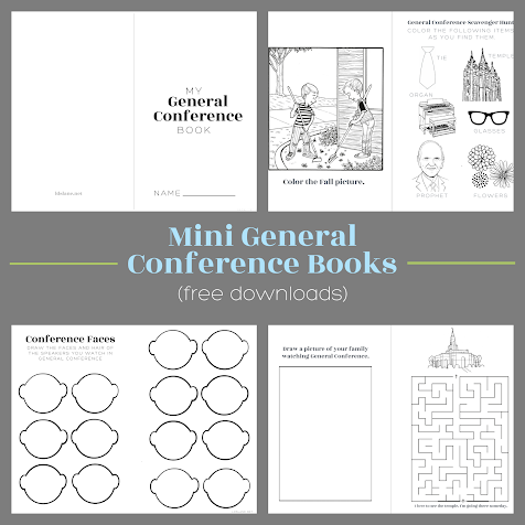 Mini LDS General Conference Books (free downloads)