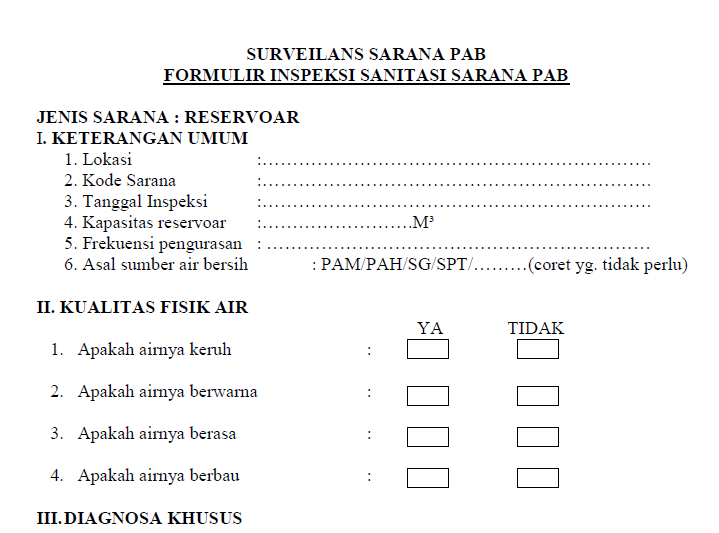 Gambar Formulir Rumah Sakit. sistem informasi manajemen 