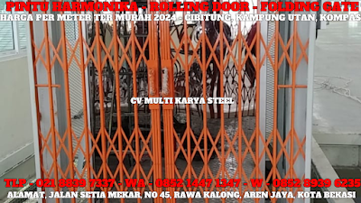 GAMBAR, DAFTAR, HARGA, PINTU HARMONIKA, PER METER, MURAH, TERBARU, CIBITUNG, 2024