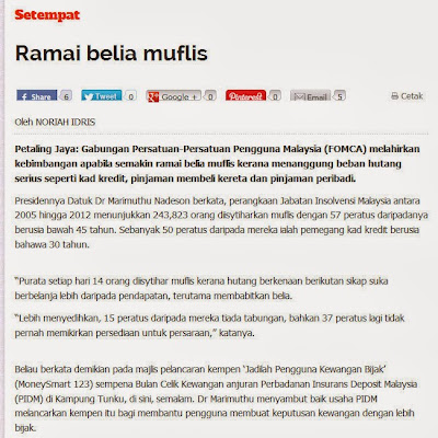 metro | Ramai belia muflis..