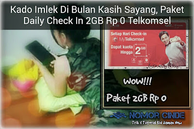 Februari Penuh Cinta, Telkomsel Bagi-Bagi Angpao Paket 2GB Rp 0