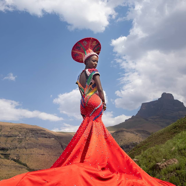 Modern Classy Zulu Traditional Dresses.