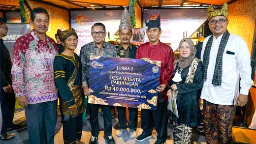 Nagari Pariangan Torehkan 3 Prestasi di Anugerah Desa Wisata Indonesia 2022
