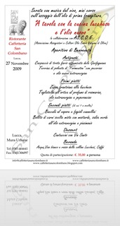 menu olio