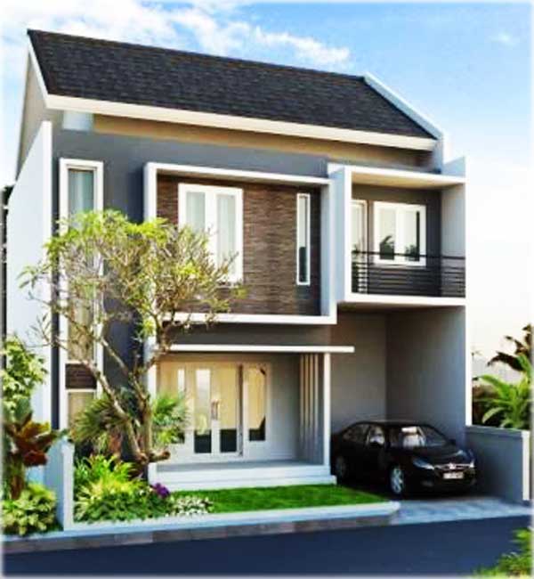 30 Desain Rumah Minimalis 2 Lantai Sederhana Modern 