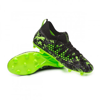 PUMA FUTURE 19.3 NETFIT FG/AG Puma black-Charcoal gray-Green gecko