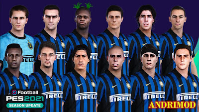 PES 2021 Classic FacePack Inter FC by Andri Mod