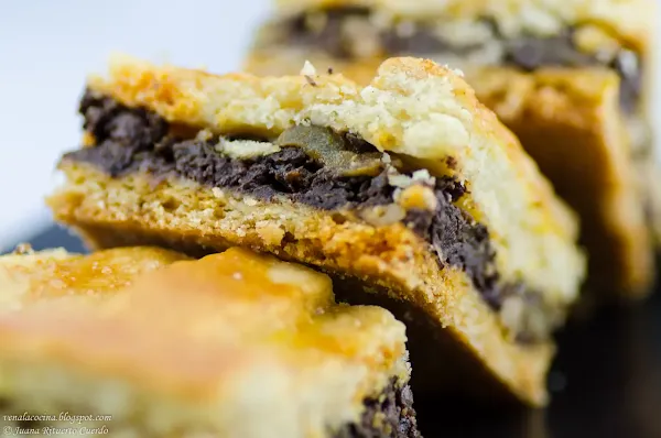 Empanada de morcilla de León y manzana