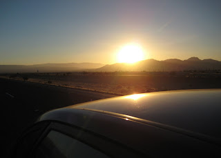 Sunset over Imperial County.