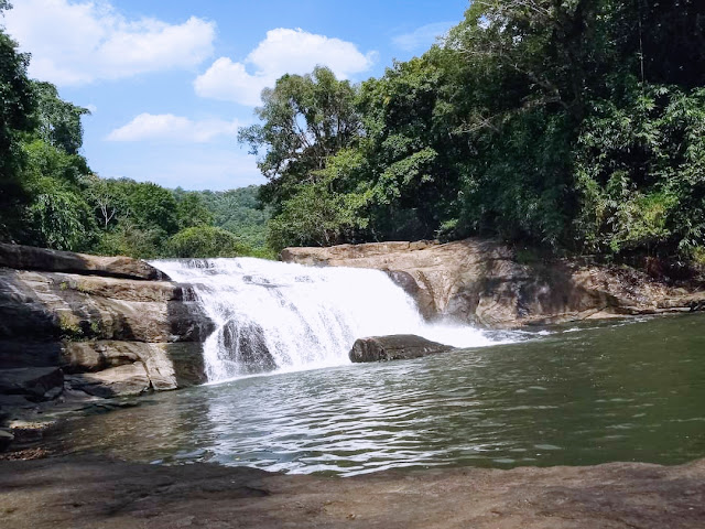 Scenic waterfall near Thodupuzha - Thommankuthu