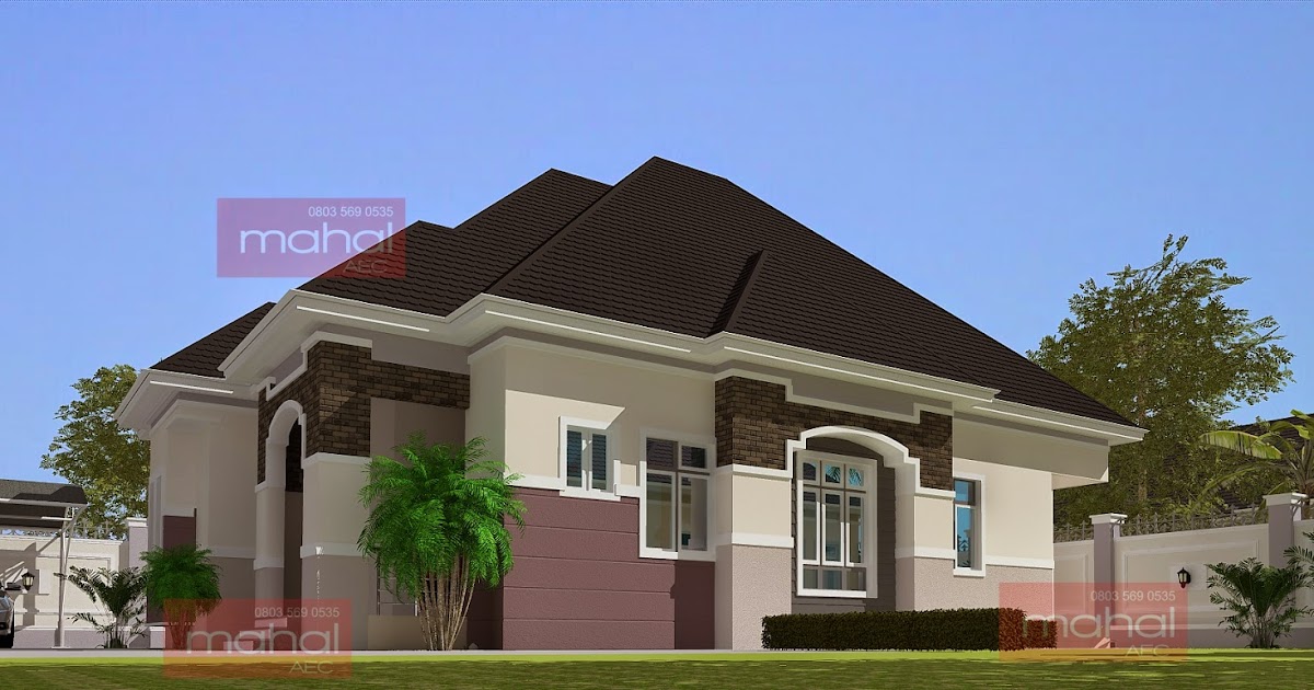 Contemporary Nigerian Residential Architecture 3 bedroom 