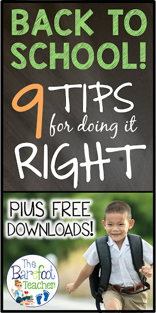 Back to school is always a stressful time for teachers and students, but it doesn't have to be! I'm going to give you nine tips on how to do it right. Plus, I'll share many activities and resources that you can download for FREE to use with your Preschool, Kindergarten, or First Grade kiddos. #backtoschool #kindergarten #firstgrade #freeprintable #freebie #freedownload #backtoschoolactivities #secondgrade #freedownloads #activitiesforkids