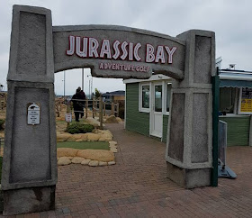 Jurassic Bay Adventure Golf course in Shanklin, Isle of Wight. Photo by Dan Paynton, 31 March 2018