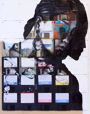 Floppy Disk Art by Nick Gentry