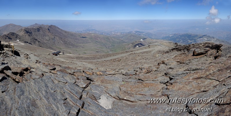 Pico Veleta por los Tajos - Lagunillo Misterioso - Chorreras del Molinillo