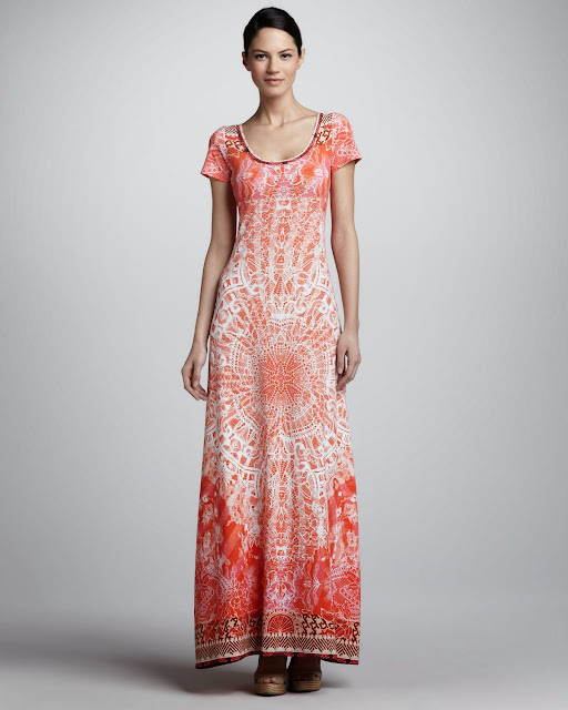 Fuzzi-short-sleeve-lace-print-Orange-maxi-dress-party-club-night-dating-maxi-dresses-for-girls-women.