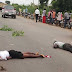 Ember Month!! Okada-Man, Student Crushed By Trailer In Benue State (See Graphic Photos)