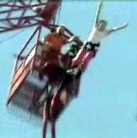 Frances Gade bungee jumping