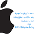 Apple Style Horizontal Menu For Blogger With Search Box