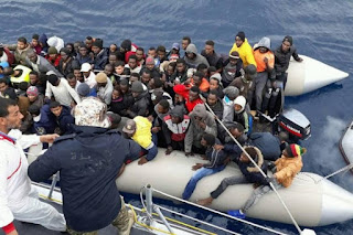 Photos: Libyan coastguards rescue 324 migrants including Nigerians, Chadians