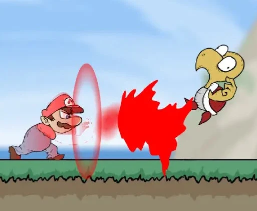 Παιχνίδι Μάχης Με τον Mario