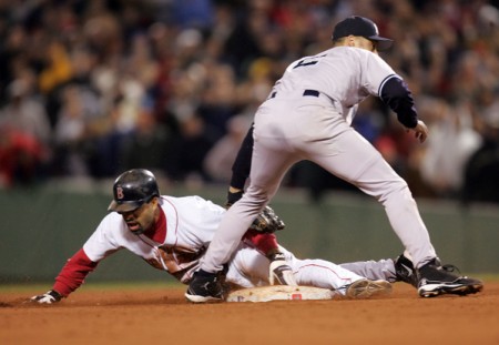 red sox yankees. 4th outfielder in Red Sox