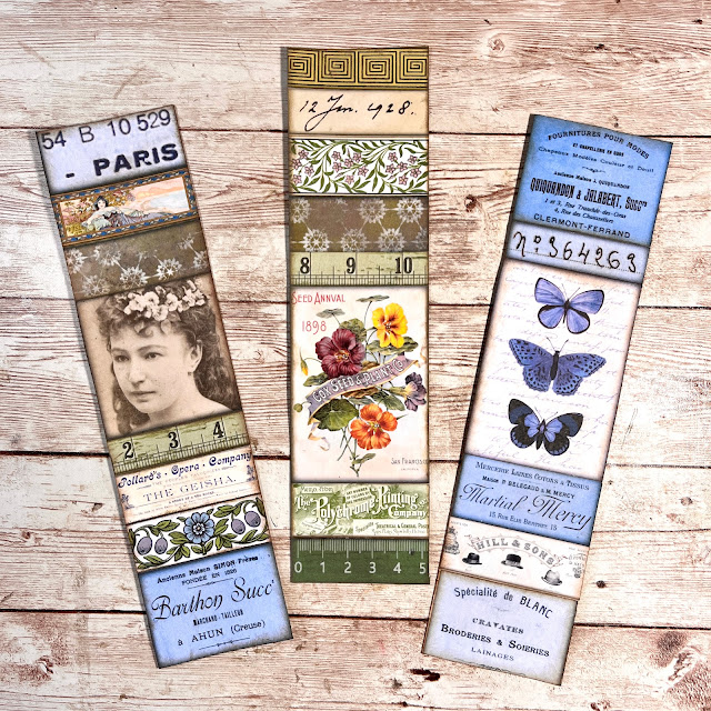 Let's Make Collage Strips Inspired By Tim Holtz