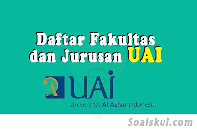 daftar fakultas dan jurusan uai