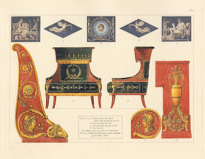 cameo, chair and bedhead decorations