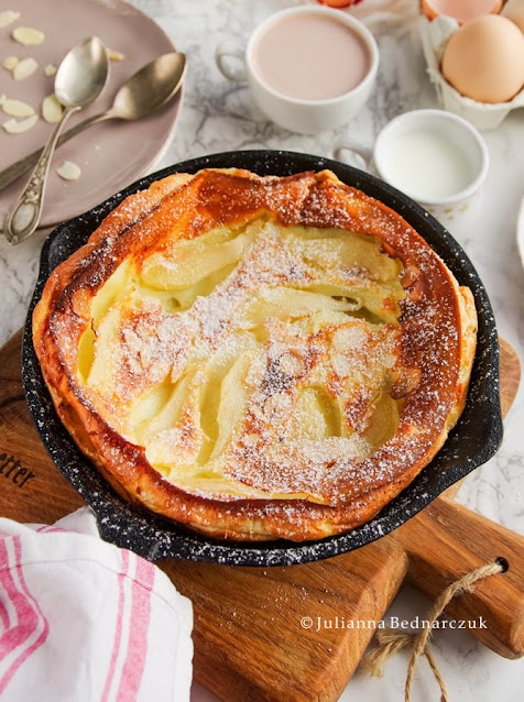 Dutch baby – historia i przepis pieczony naleśnik