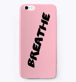 Breathe iPhone Case Pink
