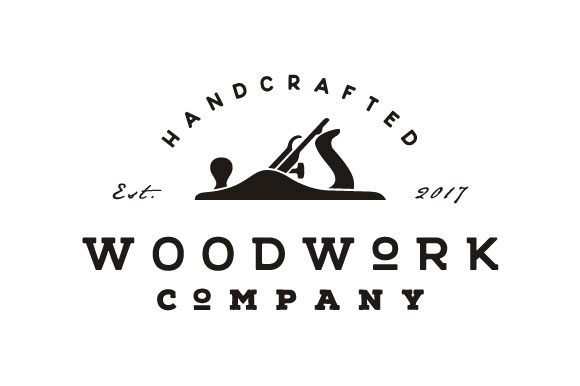 Retro Vintage Woodworking Logo