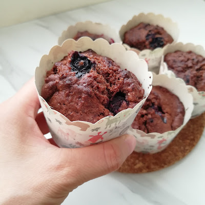 Blueberry Chocolate Muffin