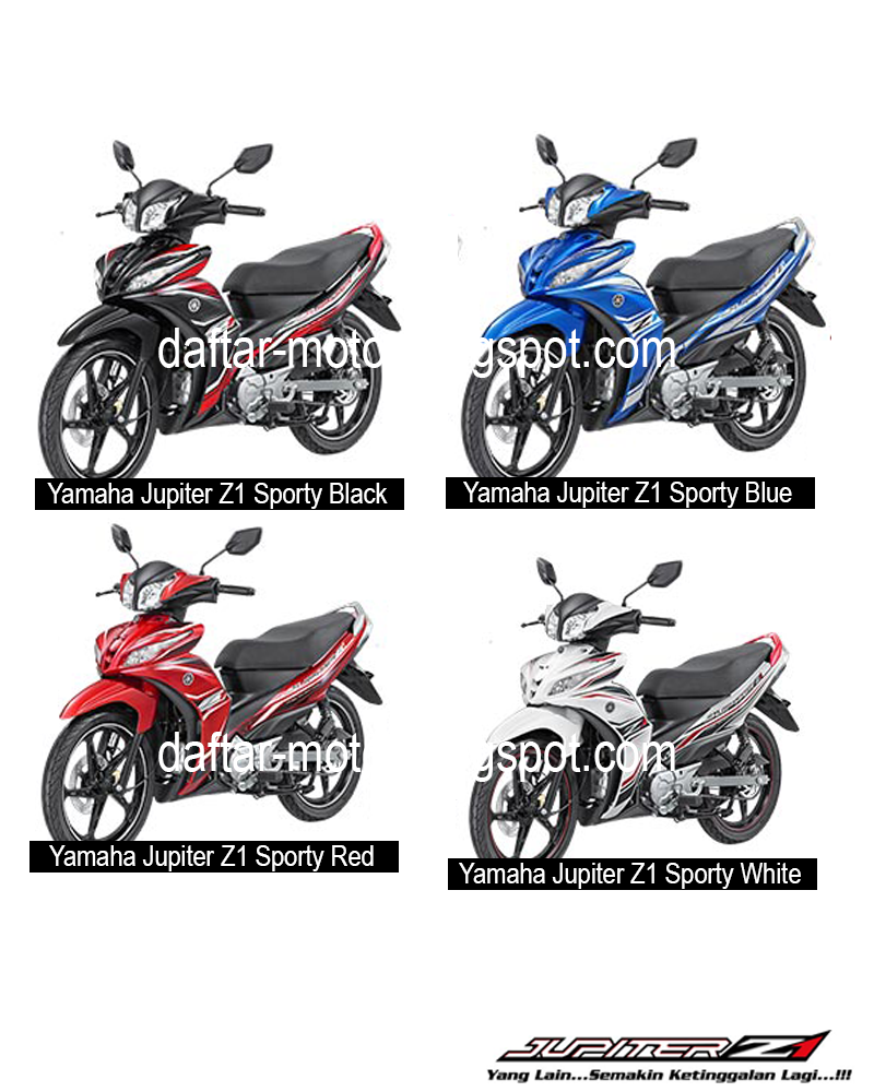 Harga Yamaha Jupiter  Z1  Terbaru Motor  Yamaha Dengan 